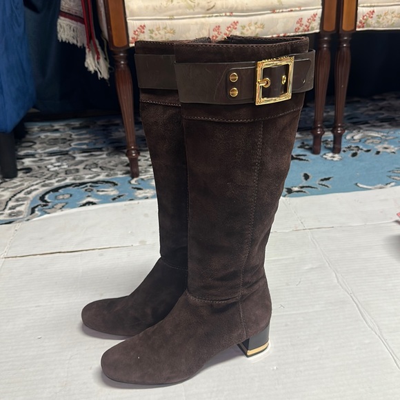 Tory Burch long suede boots